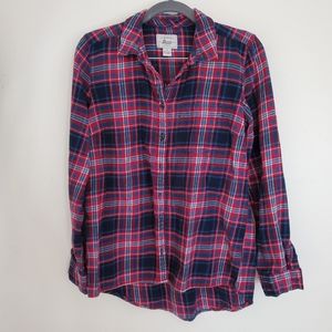 Bass Plaid Flannel Shirt Size S